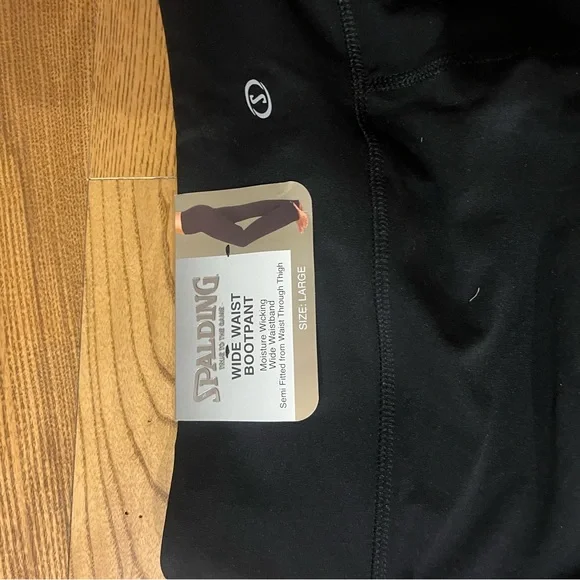 Spalding Black Athletic Pants - Picture 4 of 6
